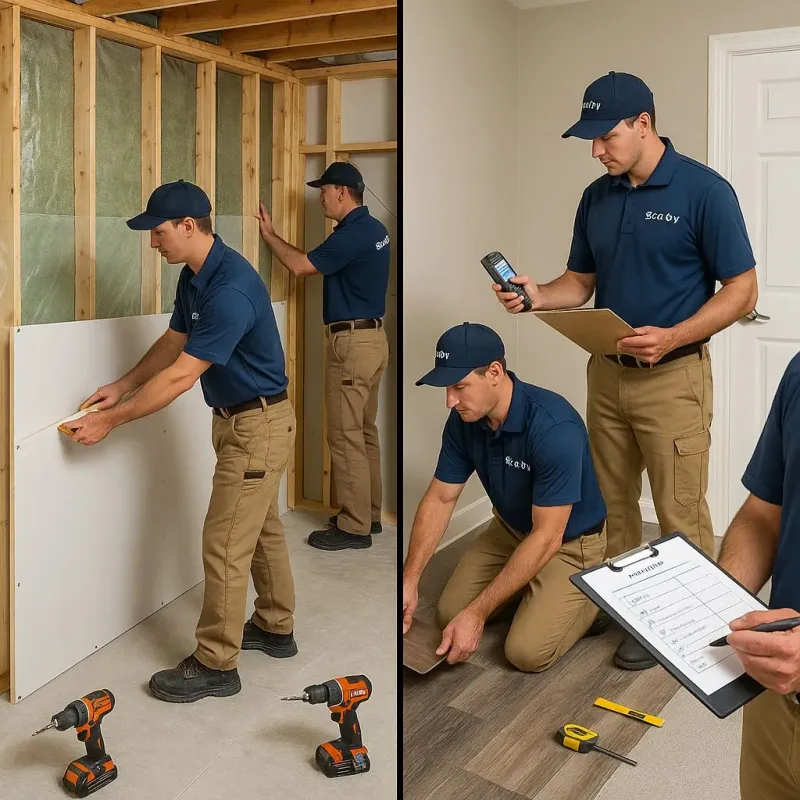 Repairs and Reconstruction process in Blackwood, NJ